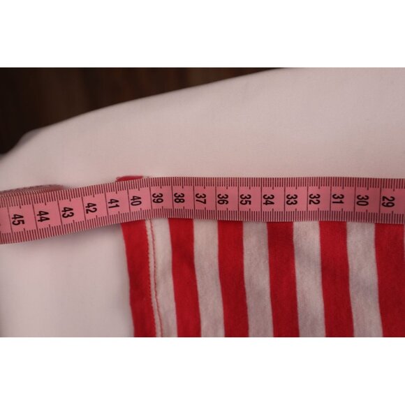 Michael Kors Pink & White Striped Shirt Sleeve Tee Shirt Size Medium‎ - Picture 10 of 12